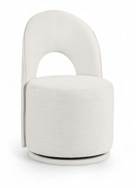 Cirelle - Linen Textured Performance Fabric Dining Chair (Set of 2)