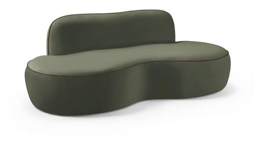 Swerve - Velvet 77" Upholstered Loveseat