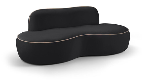 Swerve - Velvet 77" Upholstered Loveseat