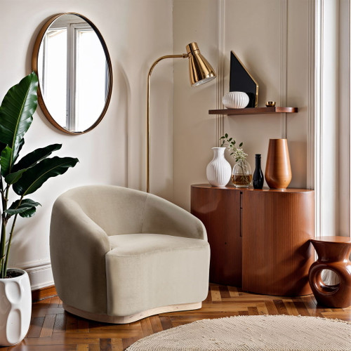 Gustavo - Velvet Upholstered Chair