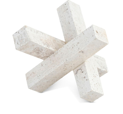 Stix - Travertine Decorative Object - Natural Stix - Travertine Decorative Object - Natural
