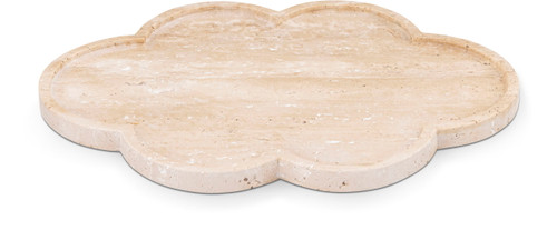 Rimini - Travertine Clover Shaped Tray - Natural Rimini - Travertine Clover Shaped Tray - Natural