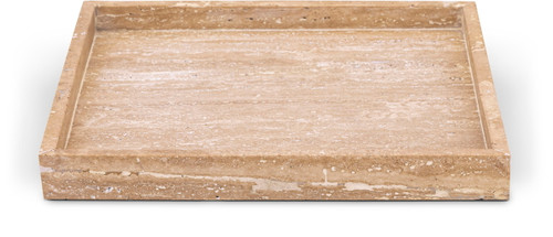 Barletta - Travertine Square Tray - Natural Barletta - Travertine Square Tray - Natural