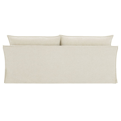 Shane - Sofa With 2 Pillows - Beige Linen