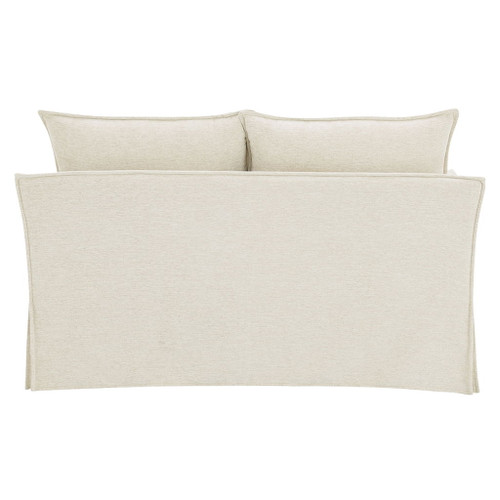 Shane - Loveseat With 2 Pillows - Beige Linen