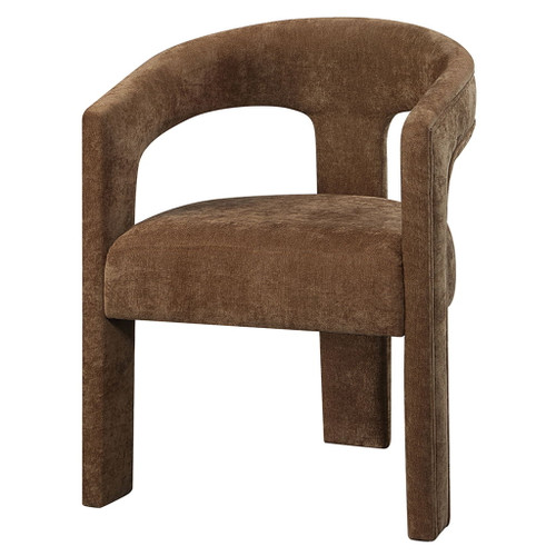 Leonardo - Arm Chair (Set of 2) - Brown Linen