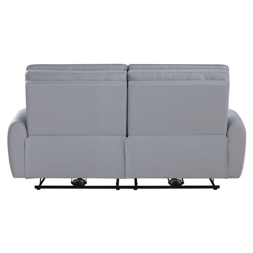 Jeromie - Power Motion Sofa With USB Port - Gray Synthetic Leather