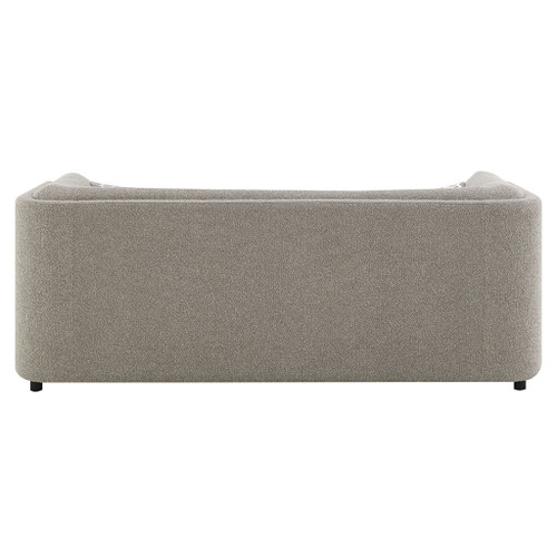 Glenda - Sofa With 3 Pillows - Gray Chenille