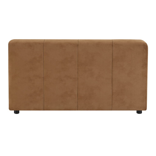 Zoey - Modular - Armless Chair - Chocolate Suede