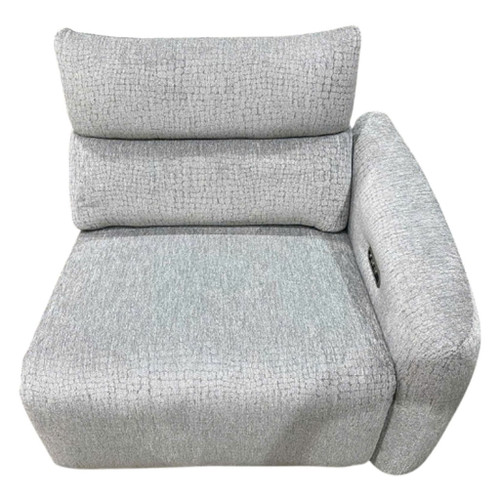 Fullar - RAF Modular Power Motion Recliner - Light Gary Chenille