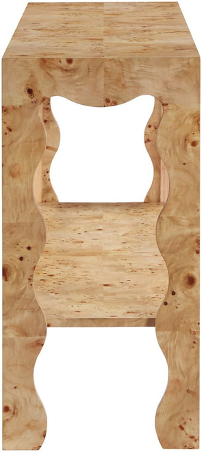 Vassa - Burl Veneer Console Table