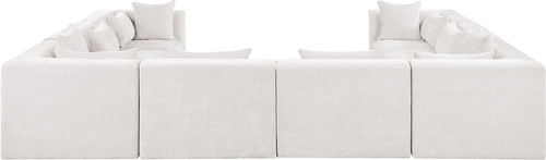 Stellar - 8 Piece Chenille Fabric Upholstered Modular Sectional