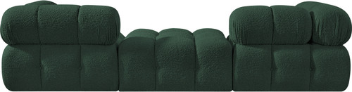 Ames - 3 Piece Boucle Modular Sofa With 1 Backless Seat