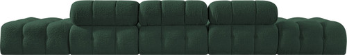 Ames - 5 Piece Boucle Upholstered Modular Sofa With 2 Armless Seats