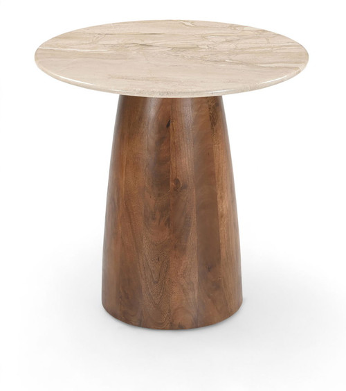 Liona - Marble And Mango Wood Table