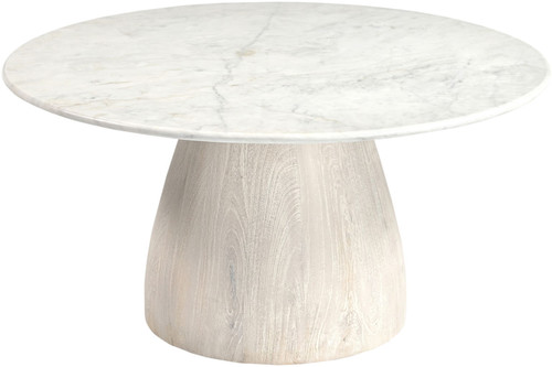 Liona - Marble And Mango Wood Table