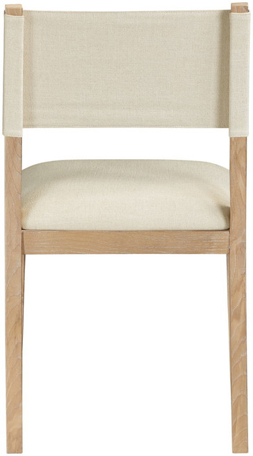 Avon - Linen Textured Performance Fabric Upholstered Dining Side Chair (Set of 2)