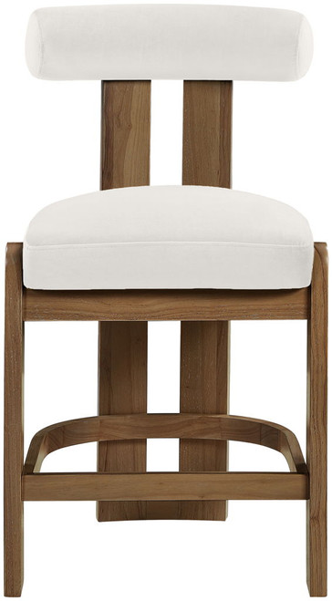 Arienzo - Velvet Upholstered Counter Stool (Set of 2)