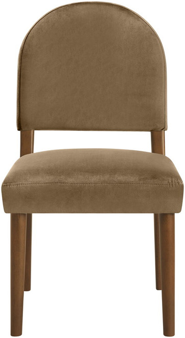 Varinelle - Velvet Dining Chair (Set of 2) - Walnut Frame
