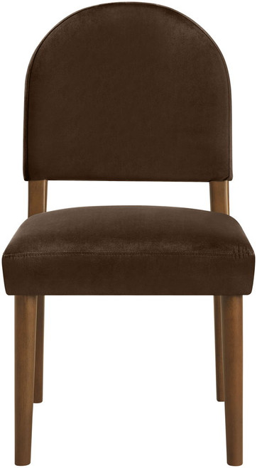 Varinelle - Velvet Dining Chair (Set of 2) - Walnut Frame