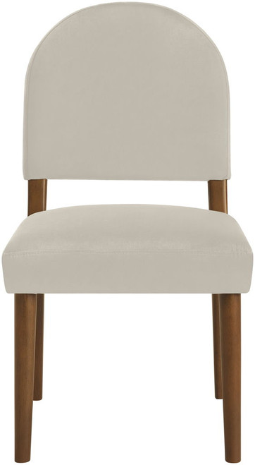 Varinelle - Velvet Dining Chair (Set of 2) - Walnut Frame