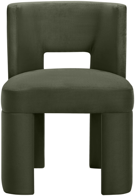 Zuno - Velvet Performance Fabric Upholstered Dining Chair (Set of 2)