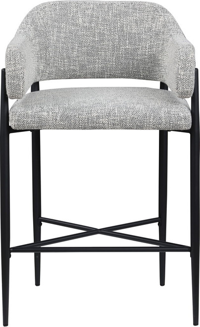 Dame - Fabric Upholstered Counter Stool (Set of 2)