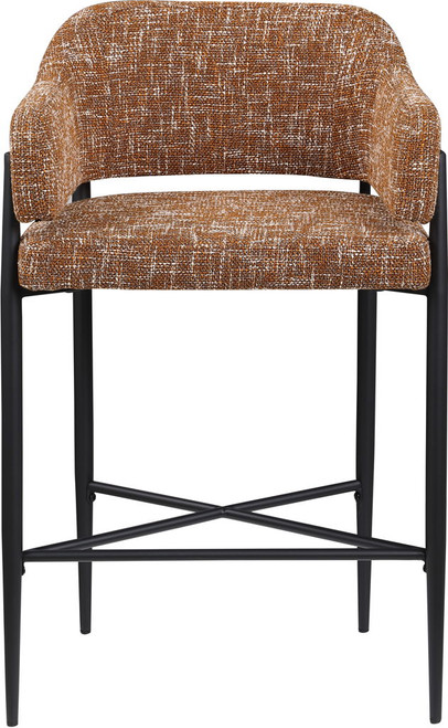 Dame - Fabric Upholstered Counter Stool (Set of 2)