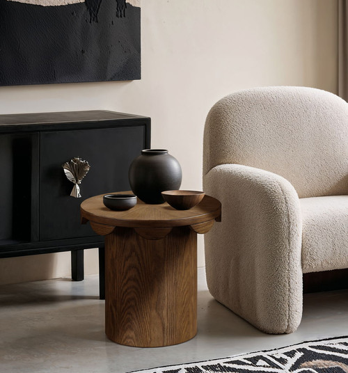 Dahlia - Oak Veneer Table