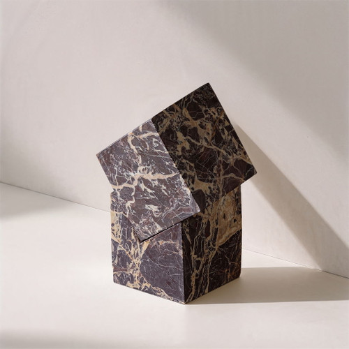 Quad - Marble Decorative Cube
