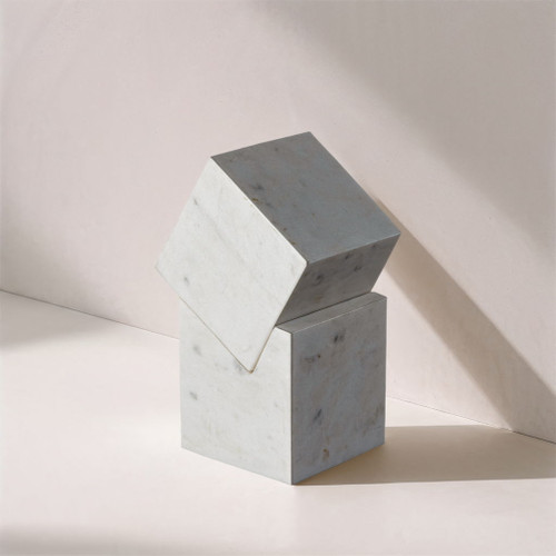Quad - Marble Decorative Cube