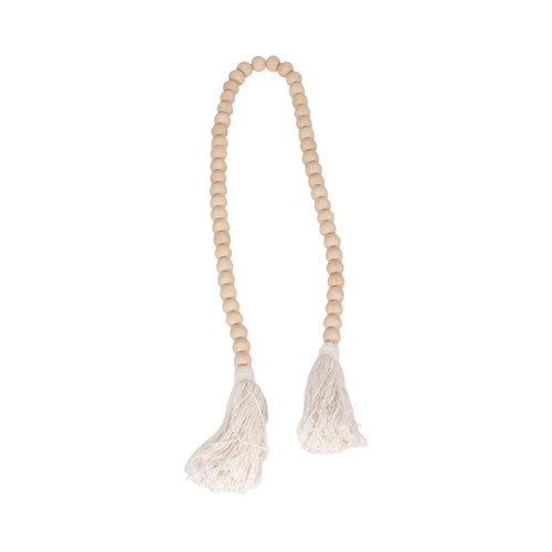 Wood 45" Beads - Natural Wood 45" Beads - Natural