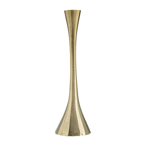 12" Metal Taper Candle Holder - Brass 12" Metal Taper Candle Holder - Brass