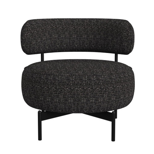 Antonia - Swivel Chair - Heron Black