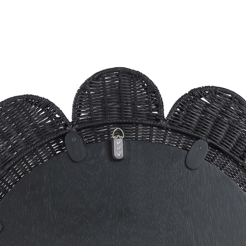 Coralie - Rattan Round Mirror