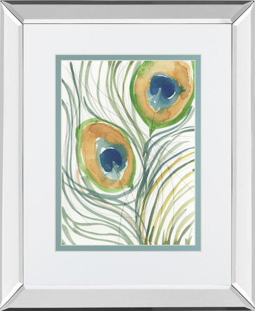Peacock Abstract I By Samuel Dixon - Green Peacock Abstract I By Samuel Dixon - Green