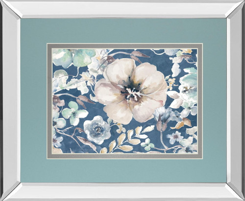 Indigo Beautiful II Mirror Framed By PatriciaPinto - Light Blue Indigo Beautiful II Mirror Framed By PatriciaPinto - Light Blue