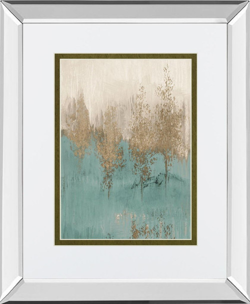 Through The Gold Trees Abstract II By LanieLoreth - Light Blue Through The Gold Trees Abstract II By LanieLoreth - Light Blue