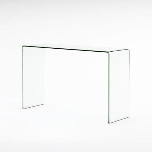 Cadyn - Tempered Glass Console Table Sleek Design - Clear