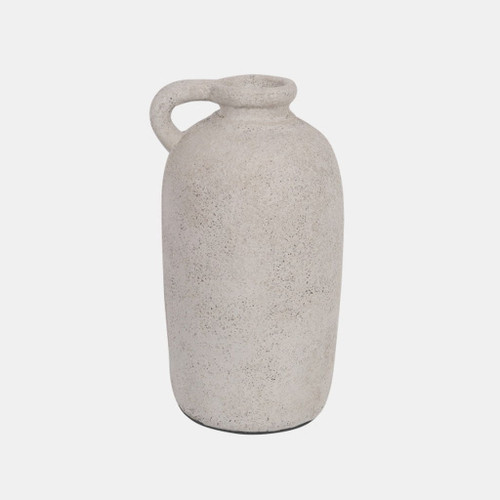 Bottle Vase With Handle - Ivory Bottle Vase With Handle - Ivory