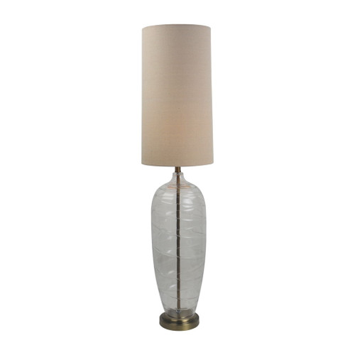 Glass 50" Bottle Table Lamp - Clear Glass 50" Bottle Table Lamp - Clear