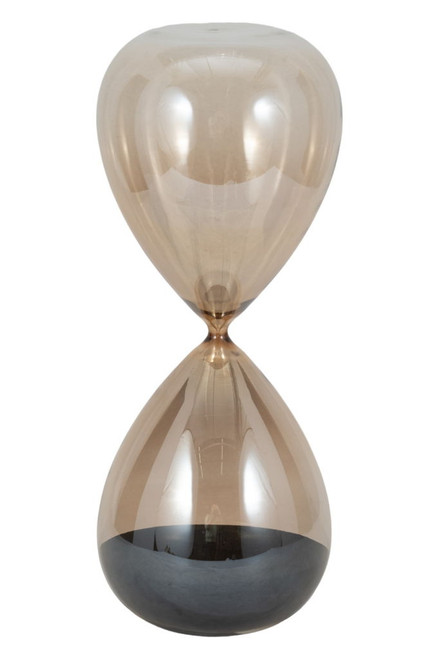 18" Ada Large Amber Hourglass - Orange