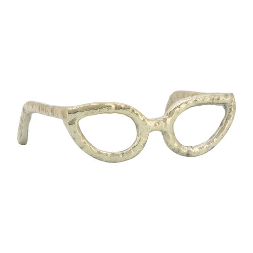Glasses Sculpture - Gold Glasses Sculpture - Gold