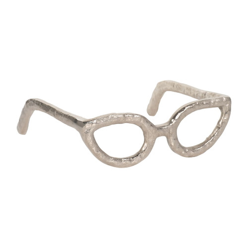 Glasses Sculpture - Silver Glasses Sculpture - Silver