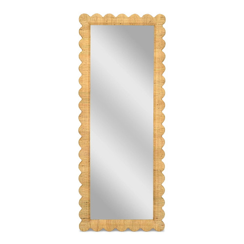 Bama - Rattan Long Wall Mirror - Natural Bama - Rattan Long Wall Mirror - Natural
