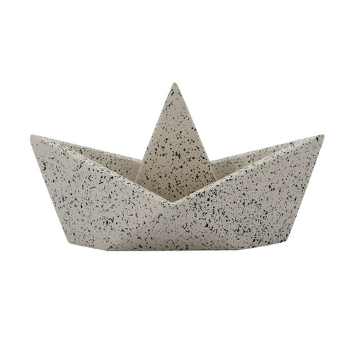 Gabby - Sailboat Catchall - Speckled Cream Gabby - Sailboat Catchall - Speckled Cream