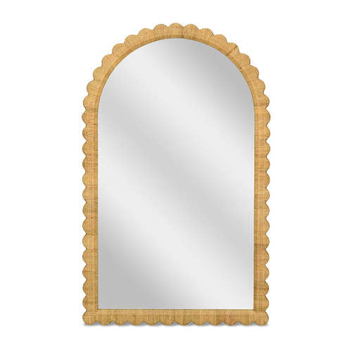 Bama - Rattan Arched Wall Mirror - Natural Bama - Rattan Arched Wall Mirror - Natural