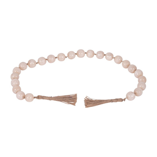Resin 36" Bead Garland - Ivory