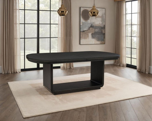 Leandro - 78" Extension Dining Room Table - Burnished Black Leandro - 78" Extension Dining Room Table - Burnished Black