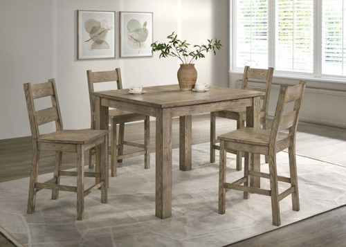 Cardova - 5 Piece Counter Height Dining Table Set - Vineyard Oak Cardova - 5 Piece Counter Height Dining Table Set - Vineyard Oak